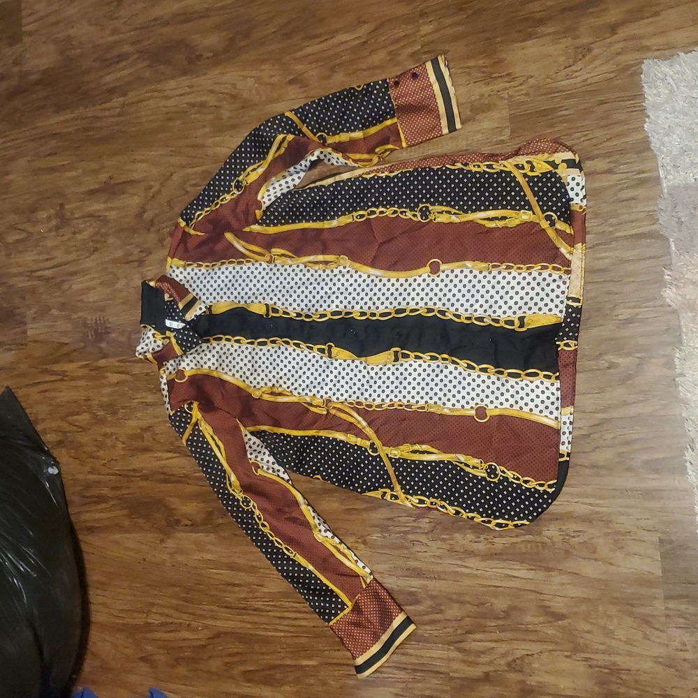 ZARA TRF COLLECTION-  Multi Pattern Top- XL